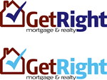 Logo Design by elev8.net.au for GetRight Mortgage & Realty | Design: #8875