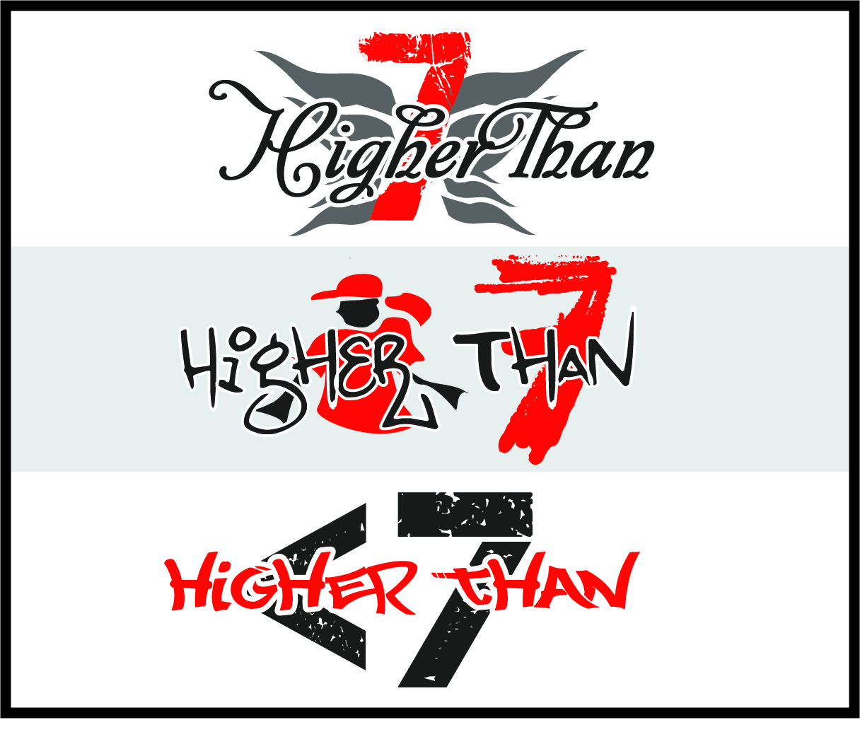 Logo Design by Paultergeist for HigherThan7 | Design #6141292