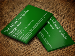 Diseño de Tarjeta de Presentación por Lanka Ama para Welsch Grounds and Gardens | Diseño: #6093949
