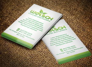 Diseño de Tarjeta de Presentación por Lanka Ama para Welsch Grounds and Gardens | Diseño: #6093958