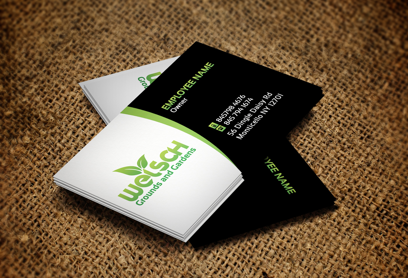 Business Card Design by Lanka Ama for Welsch Grounds and Gardens | Design #6093965