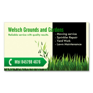 Diseño de Tarjeta de Presentación por Mell McG para Welsch Grounds and Gardens | Diseño: #6090922