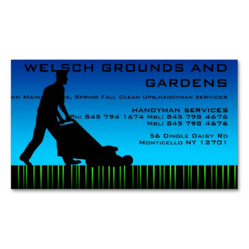 Business Card Design by Mell McG for Welsch Grounds and Gardens | Design #6090949
