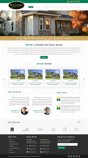 Web Design by Sbss for this project | Design: #6104490