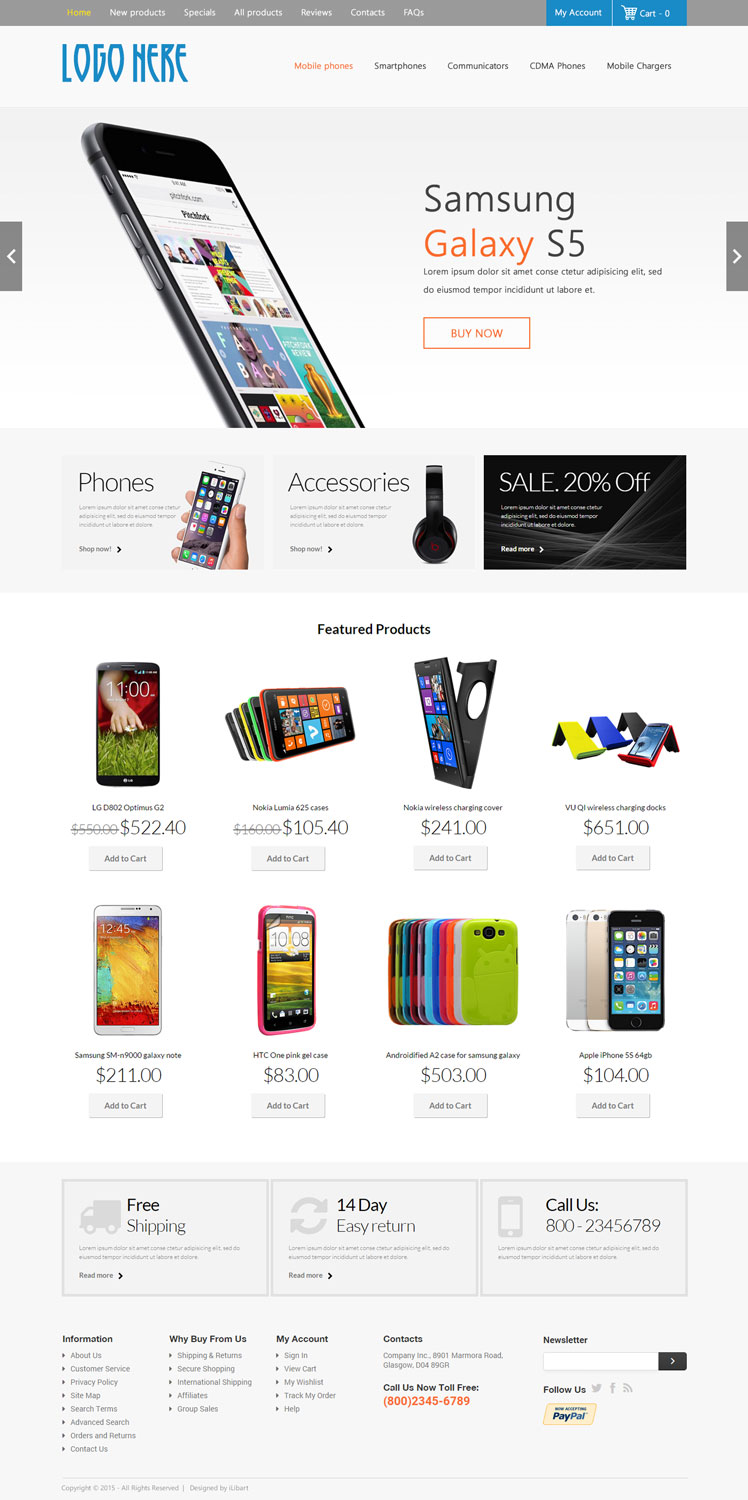 Web Design by iLibart for this project | Design #6103589