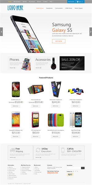 Web Design by iLibart for this project | Design #6103589
