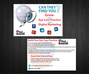 Postcard Design by Anna  for Out of Bounds Communications | Design: #6103241