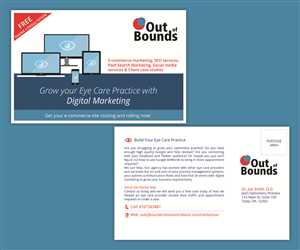 Postcard Design by Designer Destiny for Out of Bounds Communications | Design #6105377
