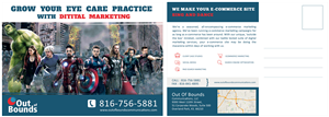Postcard Design by Shigh5 for Out of Bounds Communications | Design: #6117242