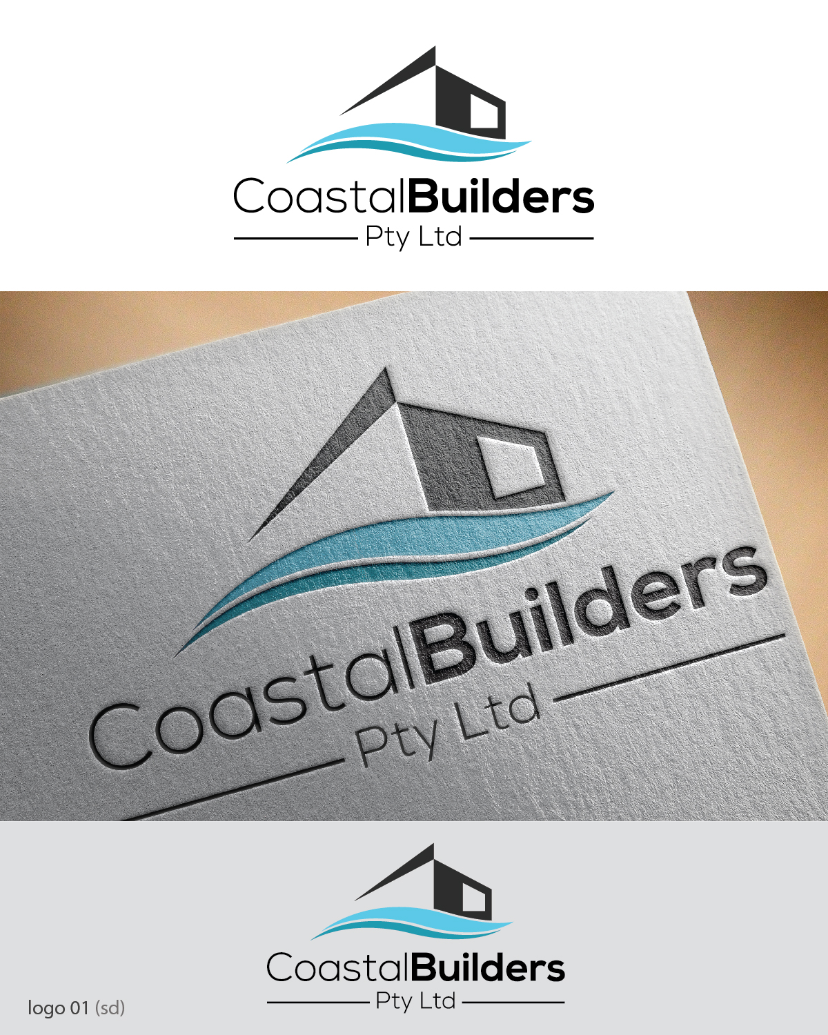 Logo Design by  Esolbiz for Coastal Builders | Design: #6093357