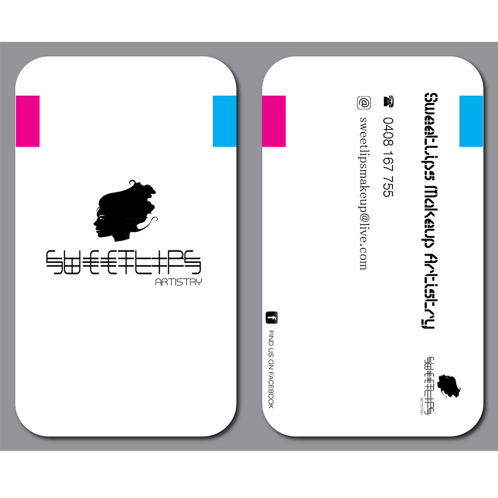 Business Card Design by Anuradha for SweetLips Makeup Artistry | Design #1694383