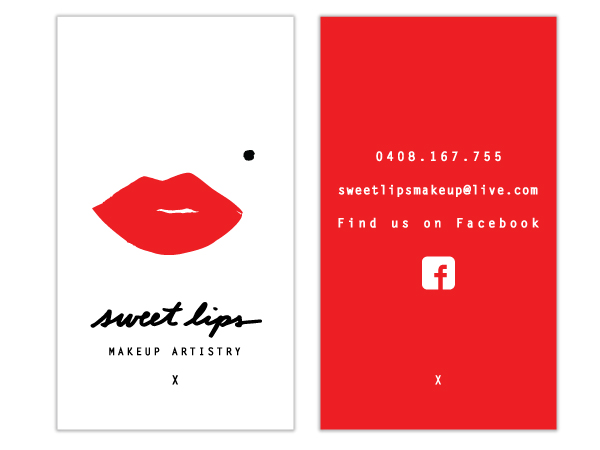 Design de Carte de Visite par green pour SweetLips Makeup Artistry | Design #1663341