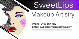 Design de Carte de Visite par Alex  pour SweetLips Makeup Artistry | Design #1644668