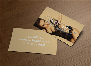 Design de Carte de Visite par MPStudio pour SweetLips Makeup Artistry | Design : #1646940