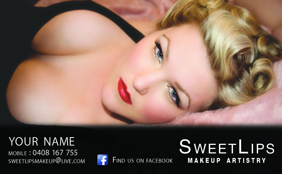Design de Carte de Visite par Lx Design pour SweetLips Makeup Artistry | Design #1647199