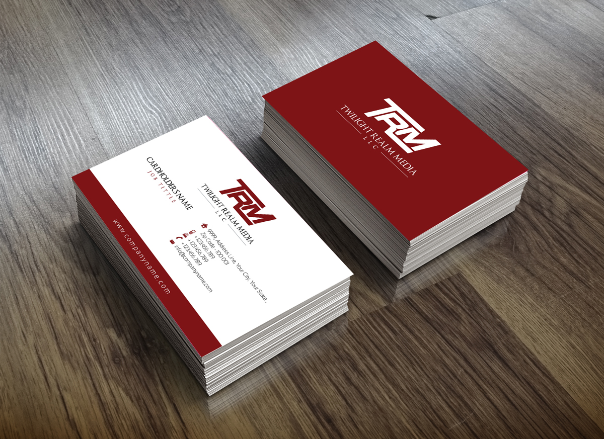 Logo Design by AMBOGEStudios for Twilight Realm Media, LLC | Design #6144499