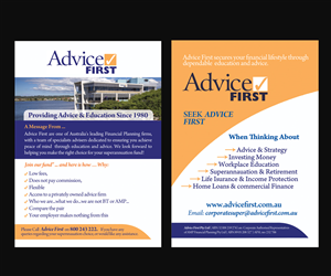 Flyer-Design von NatPearlDesigns für Advice First | Design #6181664