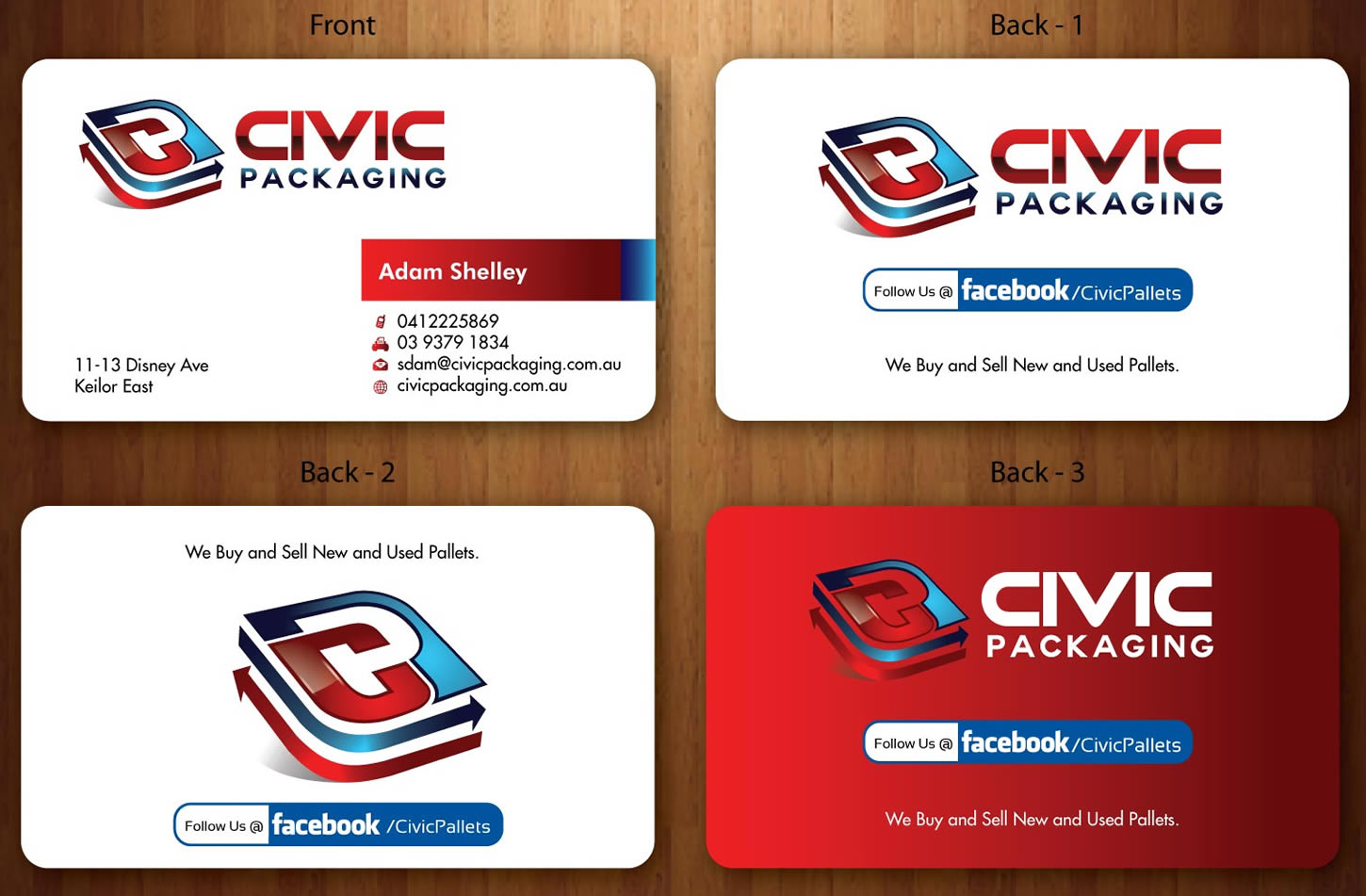 Visitenkarten-Design von Sbss für civic packaging | Design #1635785