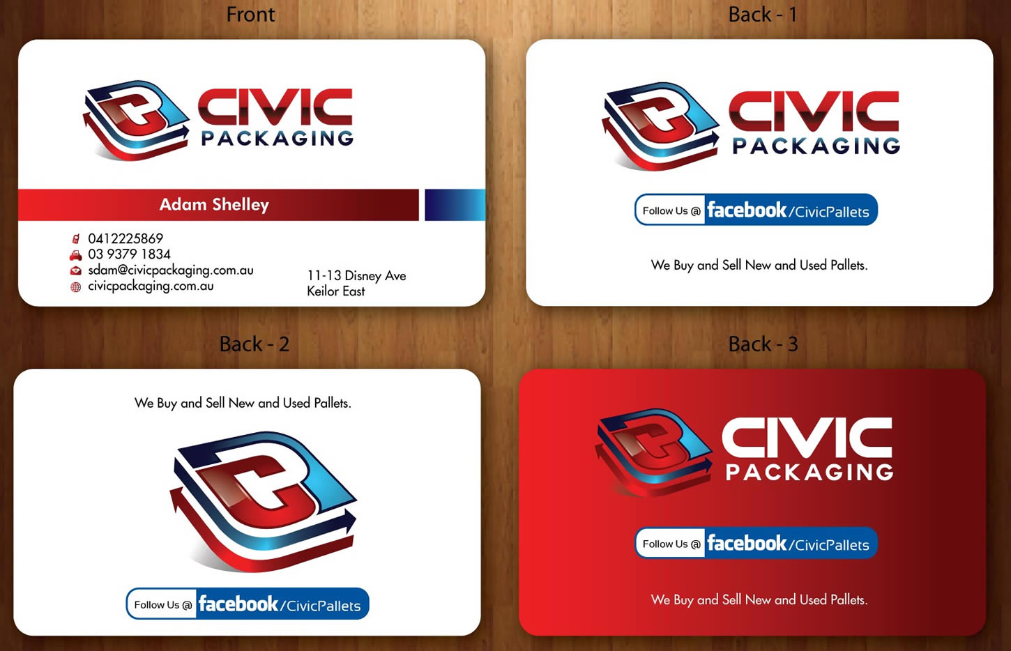 Diseño de Tarjeta de Presentación por Sbss para civic packaging | Diseño #1635788