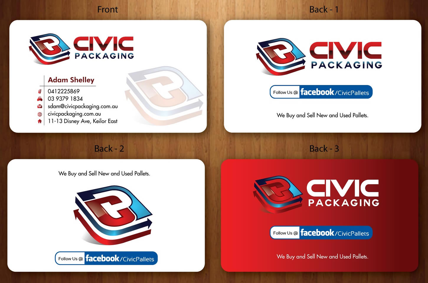 Diseño de Tarjeta de Presentación por Sbss para civic packaging | Diseño #1635813