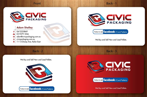 Diseño de Tarjeta de Presentación por Sbss para civic packaging | Diseño: #1635813