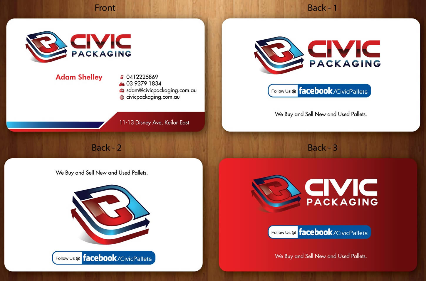 Diseño de Tarjeta de Presentación por Sbss para civic packaging | Diseño #1635825