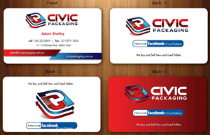 Diseño de Tarjeta de Presentación por Sbss para civic packaging | Diseño: #1635834