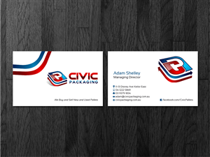 Diseño de Tarjeta de Presentación por Atvento Graphics para civic packaging | Diseño: #1634734