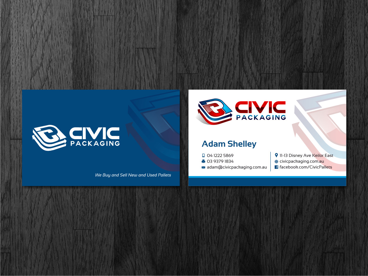 Diseño de Tarjeta de Presentación por Atvento Graphics para civic packaging | Diseño #1635704