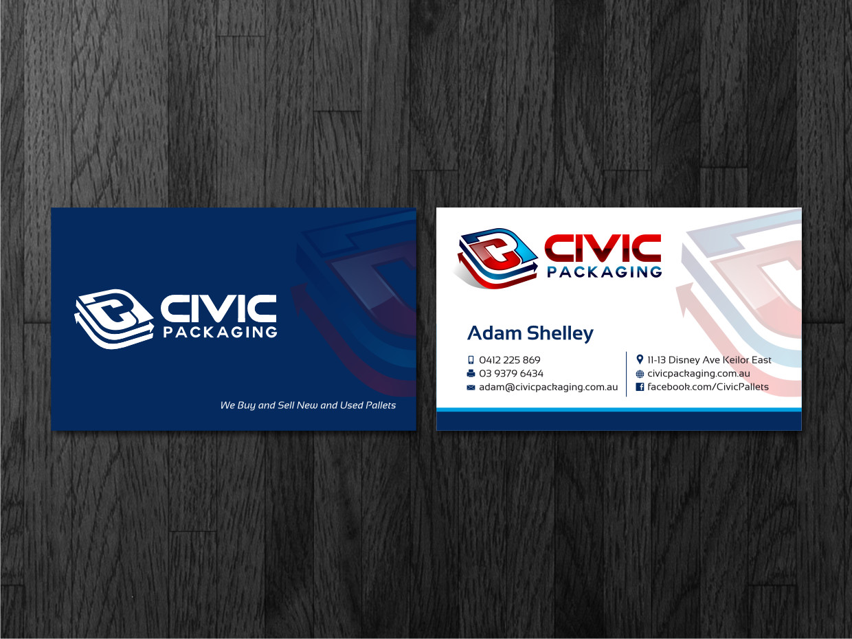 Design de Carte de Visite par Atvento Graphics pour civic packaging | Design #1637181