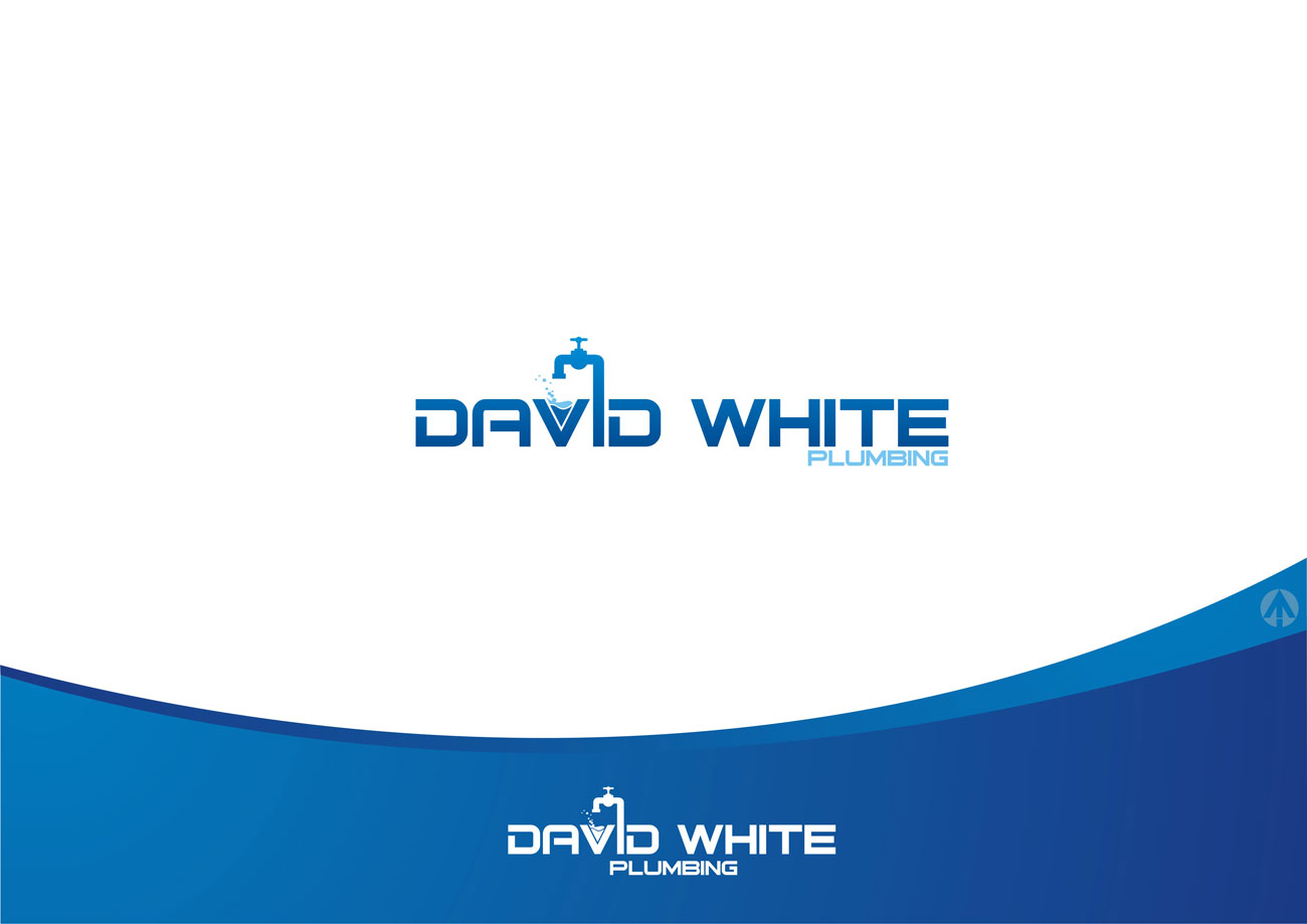 Logo Design by MBARO for David White Plumbing | Design #1636585