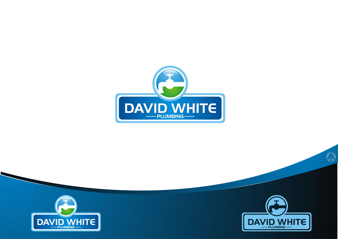 Logo Design by MBARO for David White Plumbing | Design #1636589