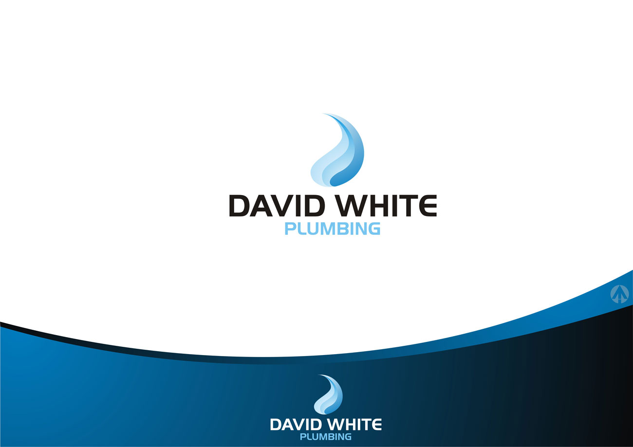Logo Design by MBARO for David White Plumbing | Design #1636591
