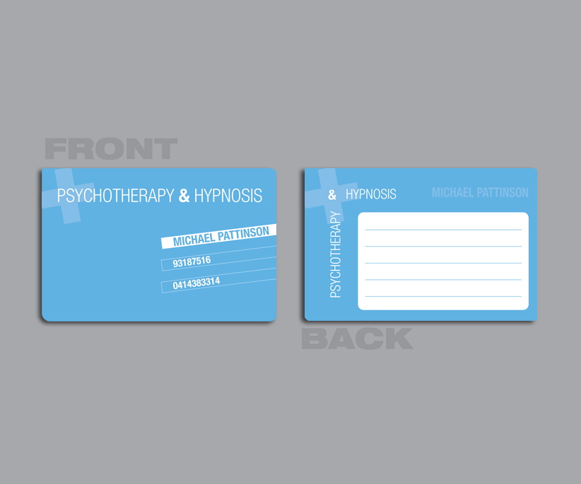 Visitenkarten-Design von DavideJBarros für Acumen Clinical Hypnotherapy | Design #1635541