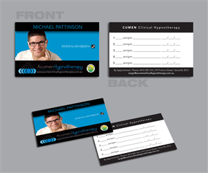 Business Card Design by DavideJBarros for Acumen Clinical Hypnotherapy | Design #1651739