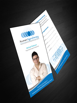 Diseño de Tarjeta de Presentación por asimali para Acumen Clinical Hypnotherapy | Diseño: #1645780