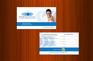 Diseño de Tarjeta de Presentación por asimali para Acumen Clinical Hypnotherapy | Diseño: #1661673