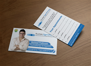 Diseño de Tarjeta de Presentación por MPStudio para Acumen Clinical Hypnotherapy | Diseño: #1647132
