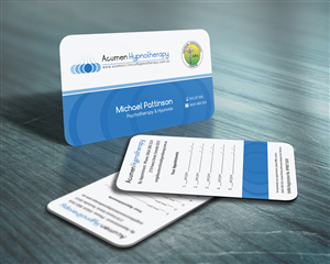 Diseño de Tarjeta de Presentación por logodentity para Acumen Clinical Hypnotherapy | Diseño: #1662125
