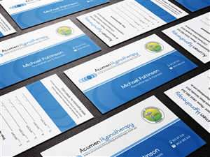 Diseño de Tarjeta de Presentación por logodentity para Acumen Clinical Hypnotherapy | Diseño: #1662130