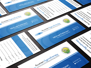 Diseño de Tarjeta de Presentación por logodentity para Acumen Clinical Hypnotherapy | Diseño: #1664302