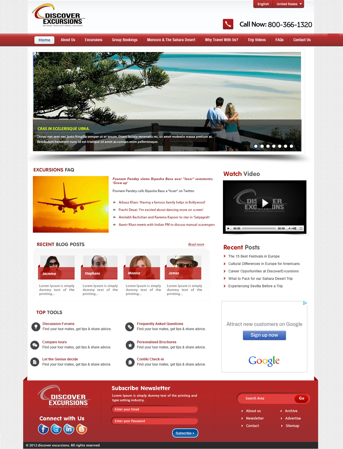 Web-Design von webxvision für DiscoverExcursions | Design #1672917