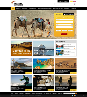 Web Design by pb for DiscoverExcursions | Design: #1641230