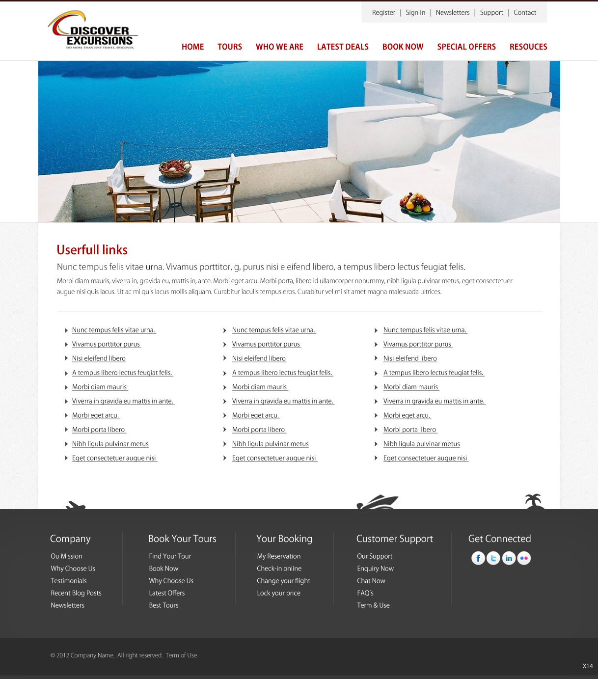 Web-Design von pb für DiscoverExcursions | Design #1649337