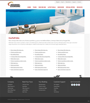 Web Design by pb for DiscoverExcursions | Design: #1649337