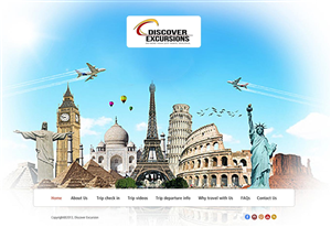 Web-Design von UniqueDesignz für DiscoverExcursions | Design: #1694438