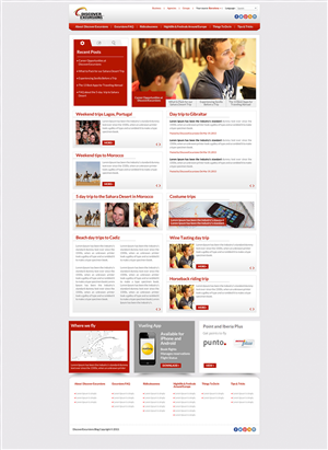 Web Design par Black Stallions Impressive Solutions pour DiscoverExcursions | Design #1646251