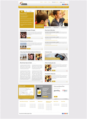 Web Design par Impressive Solutions pour DiscoverExcursions | Design : #1646255