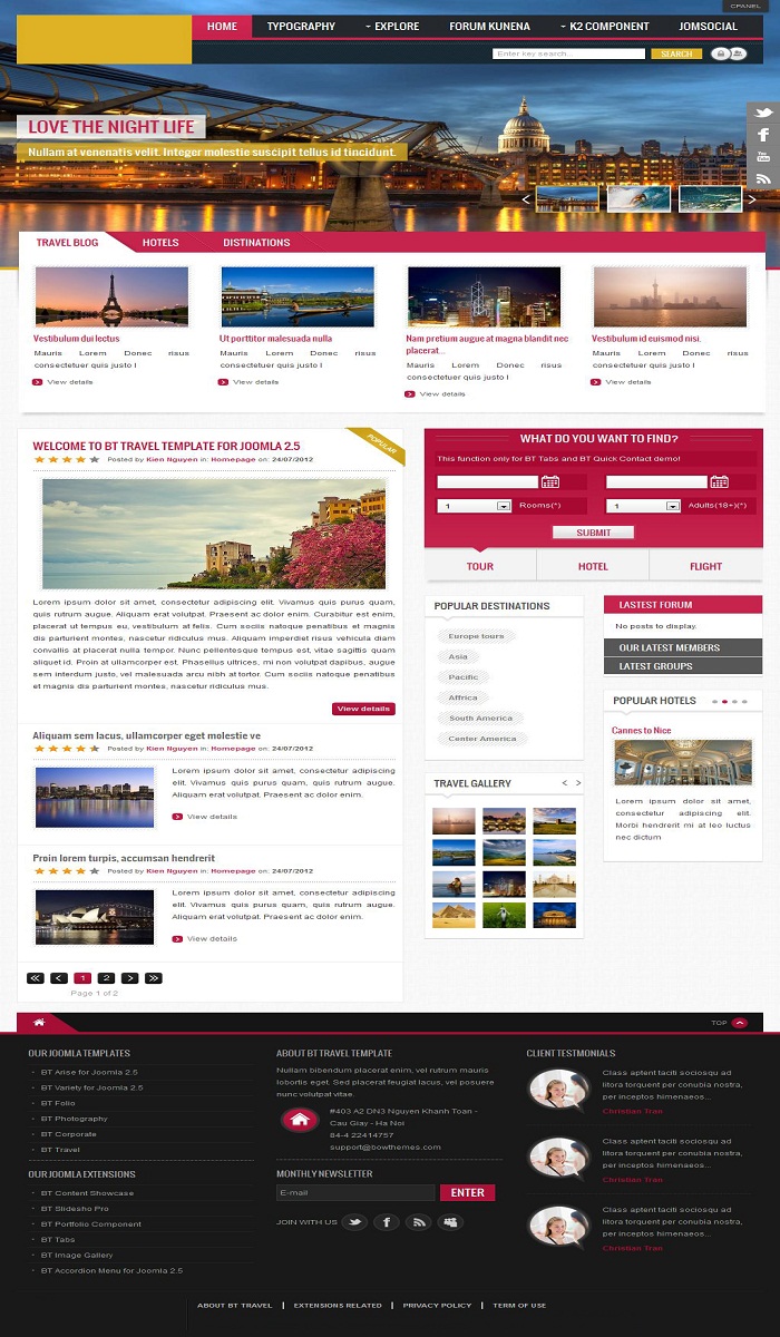 Web Design by TheRCM24 for DiscoverExcursions | Design #1699009