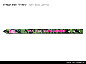 Design a wristband that will appeal to a UK business or charity